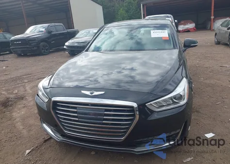 2017 Genesis G90 3.3T Premium z USA, uszkodzony, nr VIN KMHG34JA2HU033165